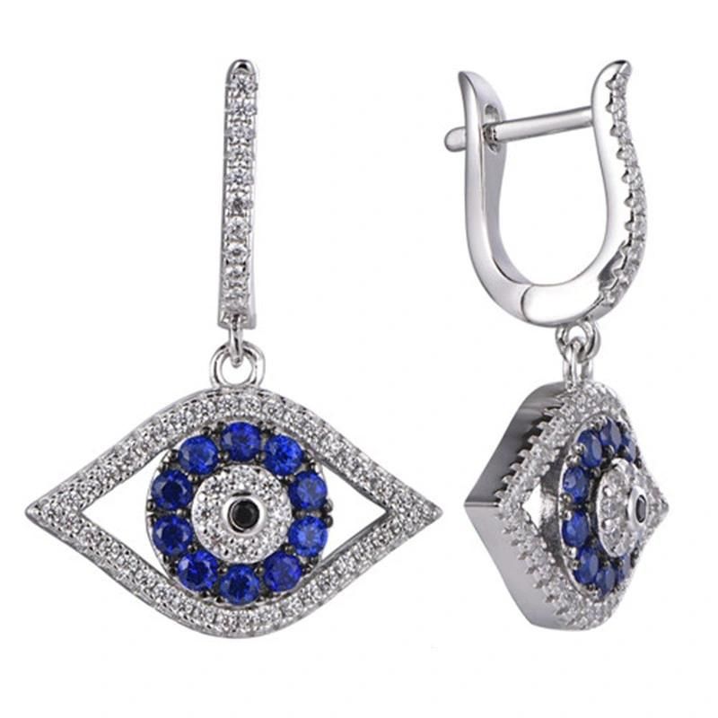 925 Sterling Silver CZ Fashion Couple Earring