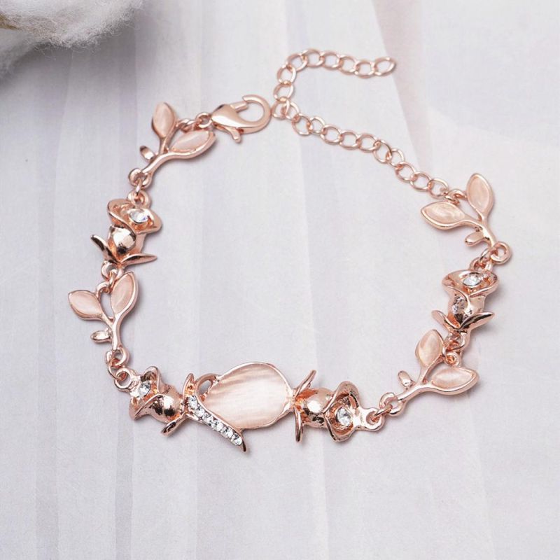 Wholesale Jewelry Sets Women Elegant Waterdrop Rhinestone Pendant Necklace Hook Earrings Jewelry Set