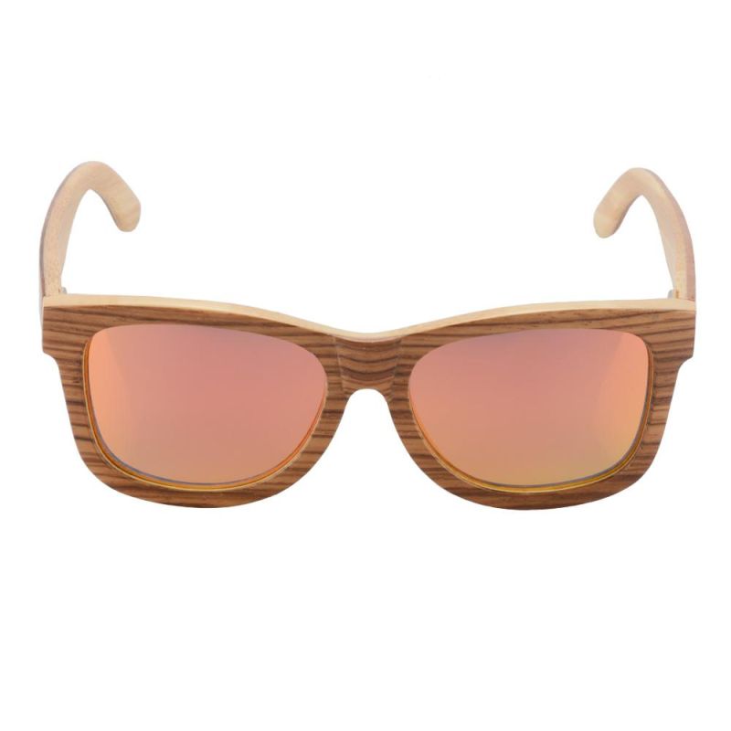 Fashion Accessories Custom Logo Sunglasses Bamboo Sunglasses