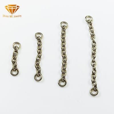 Body Jewelry Pure Titanium O Chain Necklace 3mm Personality Chain Piercing Jewelry G23 Titanium Chain Tich2519
