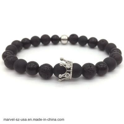 Promotion Gift Crown Men Beads Bracelet Men Bracelets