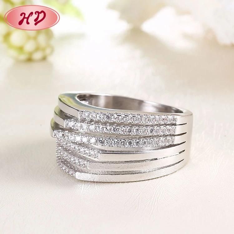 2020 New Coming 24K Light Weight of Saudi Arabia Gold Wedding Ring for Women