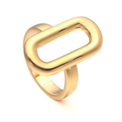 Popular Drop Shipping Knot Ring Gold Twist Women 18K Gold Plated Rings Ladies Sets for Sale