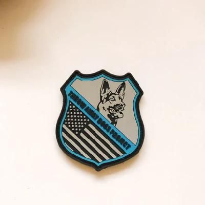 Low Price PVC Customized Hook and Loop Fasteners Embroidery