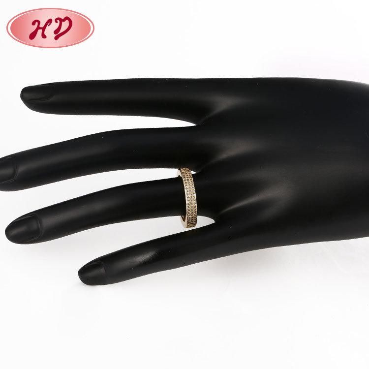 Fashion New Design CZ Jewelry Supplies Wholesale AAA Cubic Zirconia Gold Rings Design for Boys