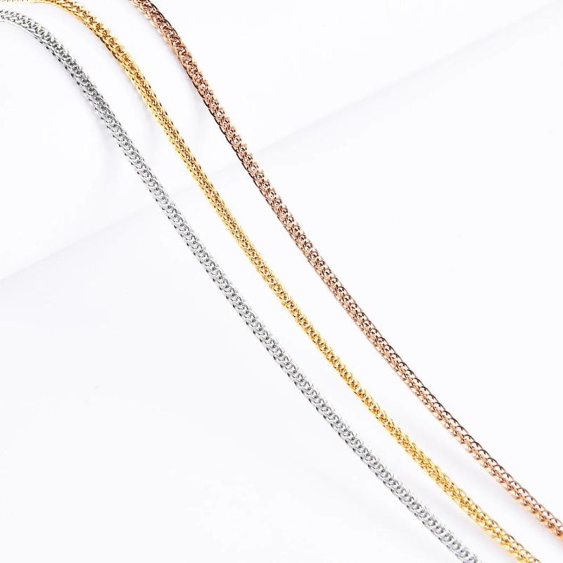 Hot Sale Stainless Steel No Rust 316L Chopin Chain Fashion Jewelry for Necklace Anklet Anklet Design