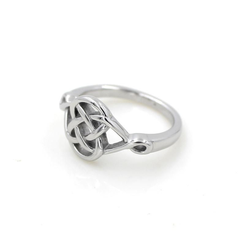 Customized 316 Stainless Steel Ring Jewelry Women Knot Ring