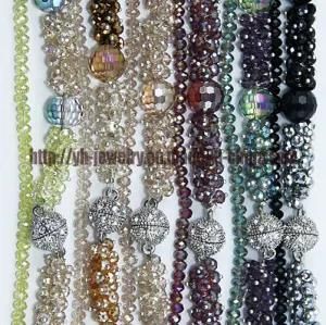 Magnetic Clasp Beaded Necklaces Fashion Jewelry (CTMR121106009-5)