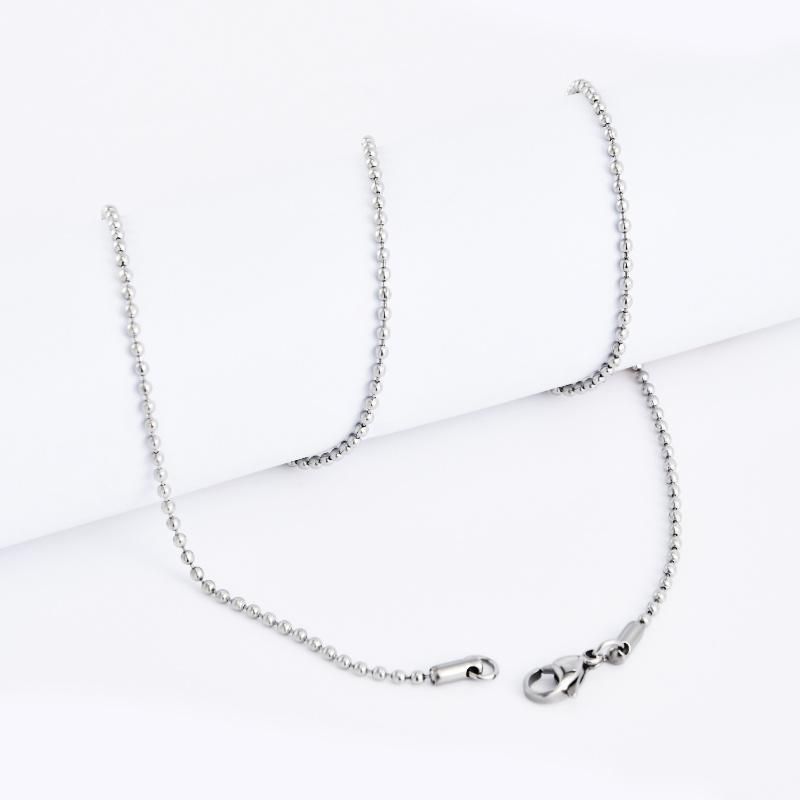 Promotional Gift Fashion Accessories Chain Gold Plated Round Bead Necklace Jewelry for Layering Necklaces Design