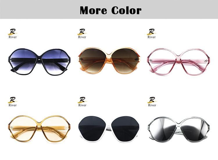 Vintage Oversize PC Frame Women Wholesale Sunglasses