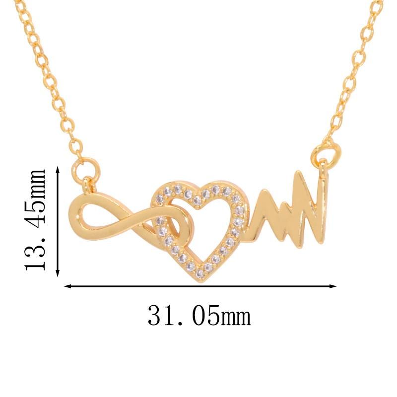 New Wholesale Heart Shaped Women Fashion Jewelry Necklace