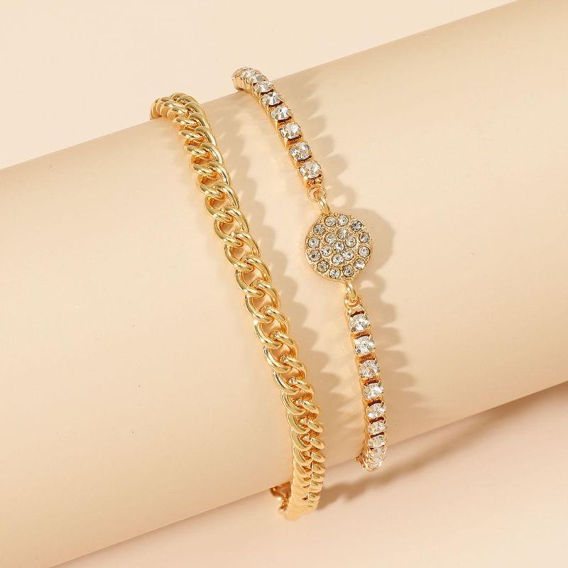 Fashion Zircon Set Hollow Multi-Layer Bracelet Jewelry Products