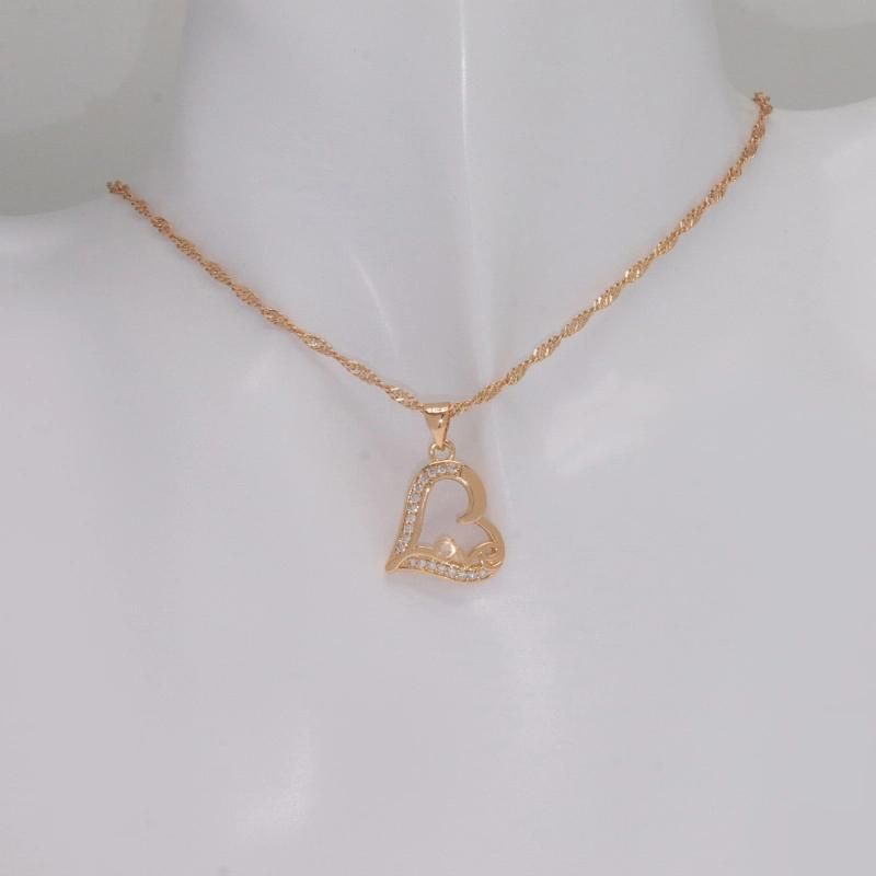 2022 Heart Pendant Women Party Fashion Jewelry Necklace