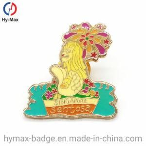 Custom Promotion Gift Men Shape Enamel Metal Gold Lapel Pin