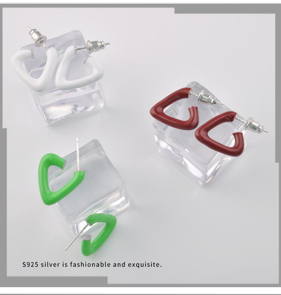 S925 Silver Mini Elegant Women′s Earrings
