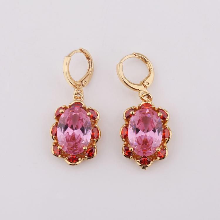 European Popular Fashion 18K Gold Style Long Drop Earrings Jewelry