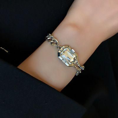 Fashion Big Crystal Bracelet Women Chain