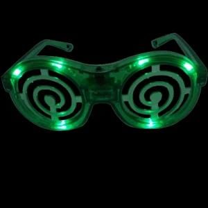 Snail Shape LED Flashing Glasses (QY-LS100S)