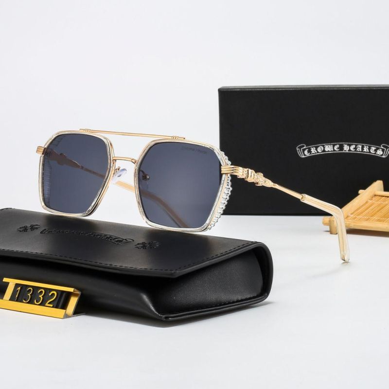 Fashionable Cheap Unisex UV400 Vintage Shade Plastic Crow Heart Sunglasses
