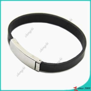 Stainless Steel Clasp Genuine Leather Bracelet (LB)
