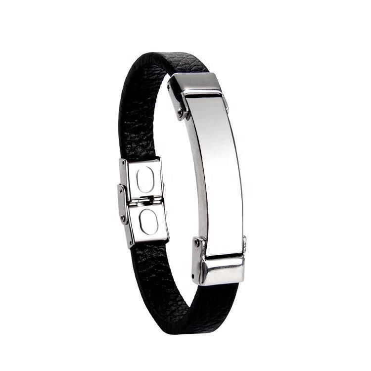 Medical Alert Silicone ID Bracelet Laser Engraved Adjustable Bangle Wristband Bracelet for Men Women