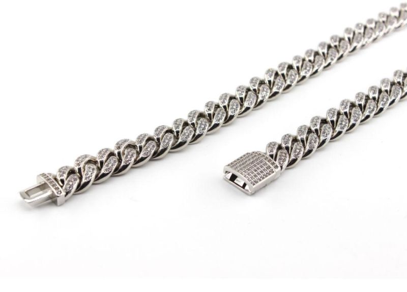 Cuban Link Chain Iced out Jewelry for Men