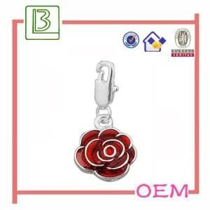 Rose Charms with Lobster Clasp