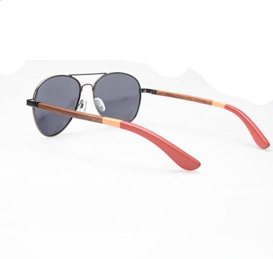 The Best Sale Metal Polarized Unisex Wooden Sunglasses
