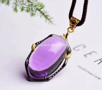 China Crystal Pendant Amethyst Pendant Donghai Crystal