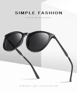Tr90 Women Polarized Sun Glasses Lens Oval Frame Sunglasses