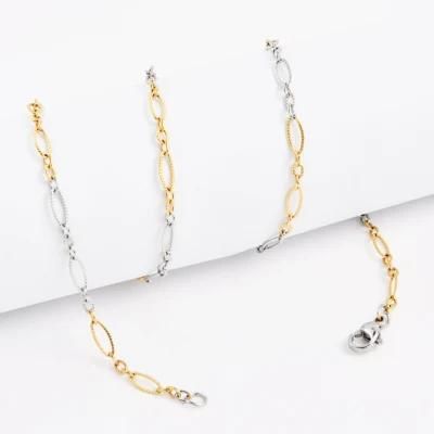Classic 14/18K Gold Plated Surgical Steel Jewellery Parts Necklace for Bracelet Gift Handcraft Design