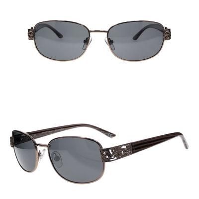 Stylish Hollowed out Temples Metal Material Fashion Sunglasses