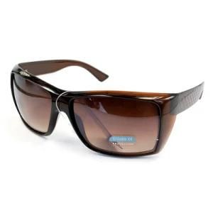 Brown Fahion Polarized Square Frame Sunglasses for Gentalmen (14255)