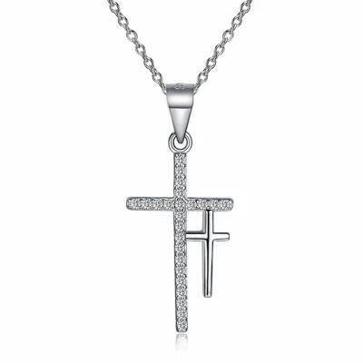 Charm Christian Gift Best Sale Silver Cross Necklace for Np-K-Sb-N0195