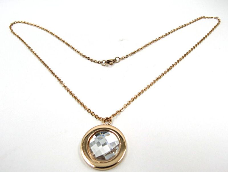 Jewellery Metal Pendant with White Glass Ball Inserted