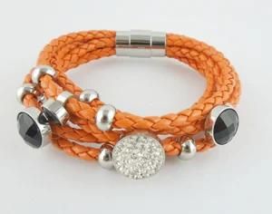 Bracelet Jewelry, Fashion Steel Jewelry Bracelet, Hottest Leather Bracelee Jewelry (3450)