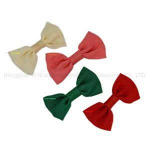 Fabric School Girl Mini Bowknot Hair Clip Fashion Hair Grip