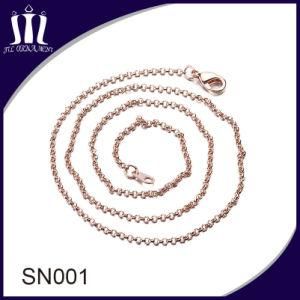 Sn001 Eco Friendly Brass Chain for Jewelry Necklace