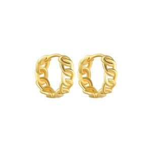 Wholesale Luxury Vintage Chain Hollow out Earrings New Creative Personality Hoop Earrings for Women