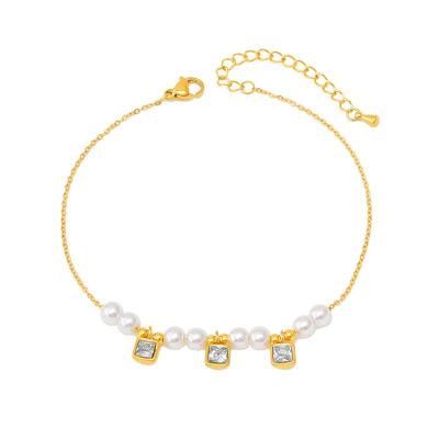 Jewelry Manufacturers Custom Jewelry High Quality Matte Gold-Plated Anklets Wholesale Fashion Jewelry