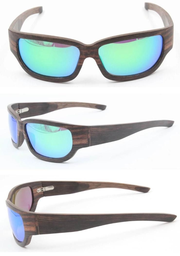Wood Bamboo Sunglasses in High Quality with Bamboo Cases
