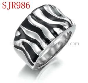Customized 316L Stainless Steel Ring Jewelry (SJR986)