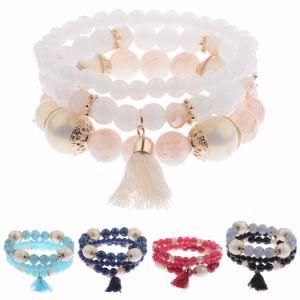 Spring Summer 3PCS Lot High Quality Charm Beads Bracelet