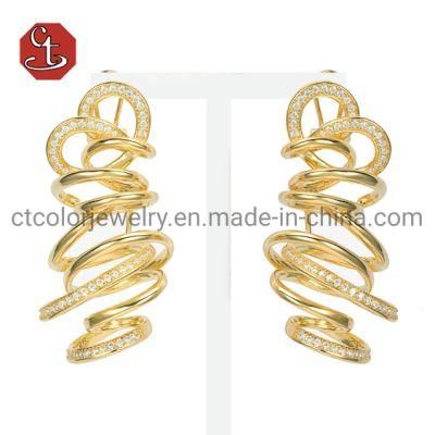 Factory Wholesale 18K Gold Plated Earrings