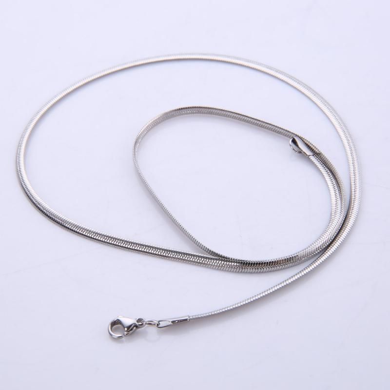Fashion Accessories Push Secret Snake Chain Stainless Steel Jewelry Necklace