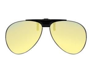 Fashion Tr90 UV 400 Polarized Fashion Clip on Sunglasses for Man or Woman Model 8009A-G1