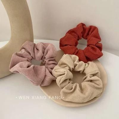 Candy Organza Mesh Ponytail Velvet Elastic Hair Scrunchies