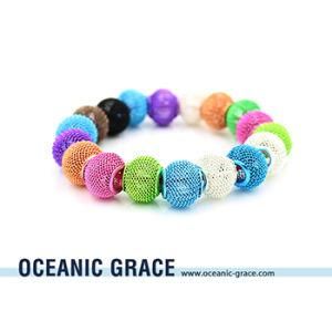 Metal Mesh Beads Fashion Bracelet for Kids