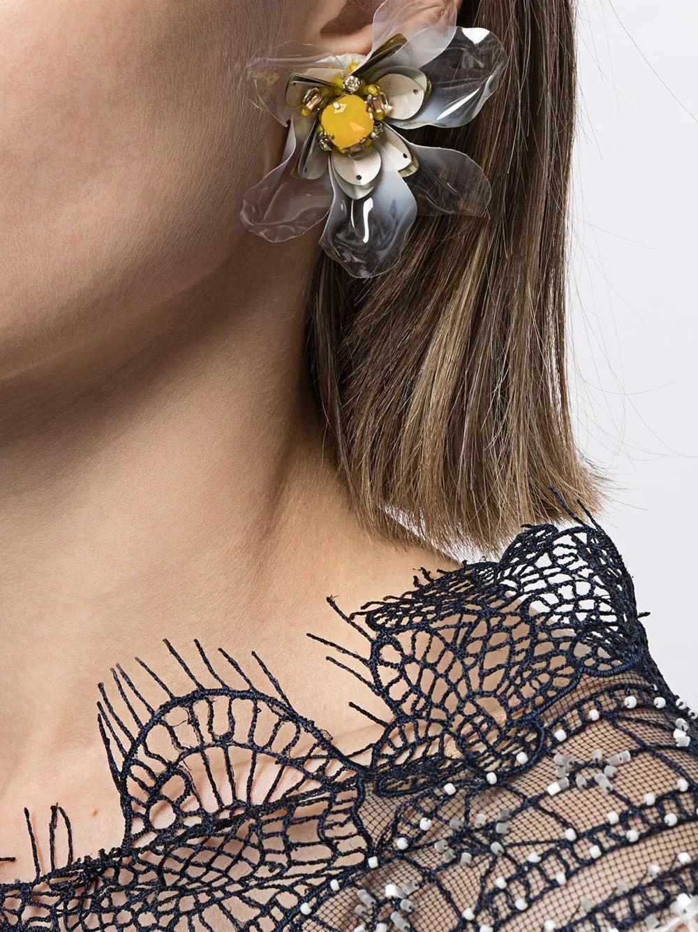 Fashion Sweet and Fresh Flowers Simple Earrings Jewelry
