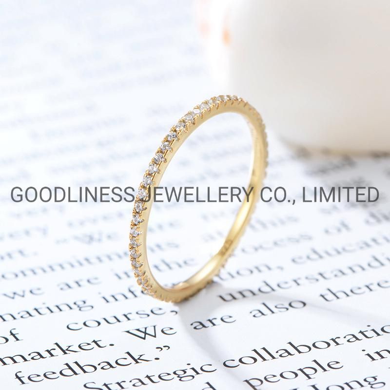 925 Sterling Silver Fine Jewelry Women Stacking Rings